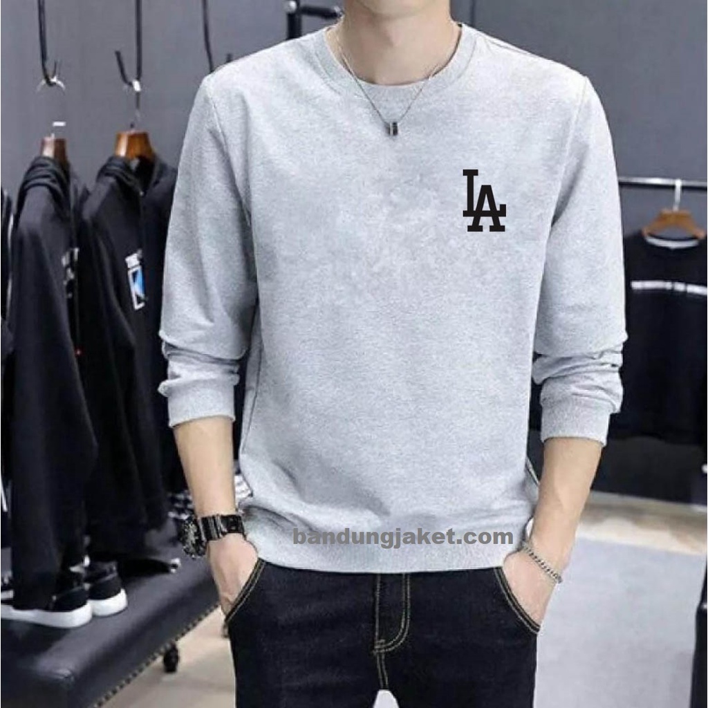 LA SWEATER CRAWNECK || SWEWTER BASIC || SIZE M - L - XL