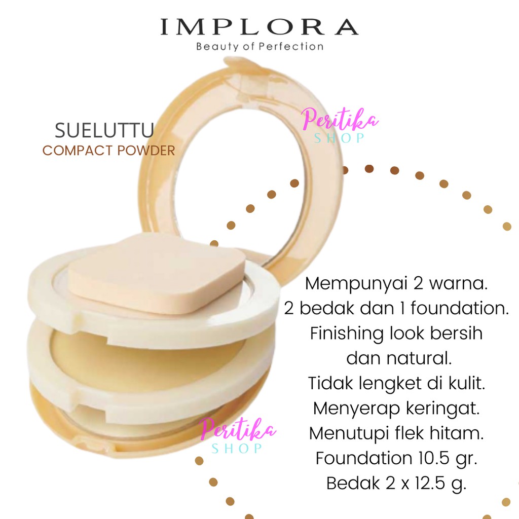 Implora Bedak Padat 3 in 1 / Implora Seuluttu Powder Cake 3 in1-4