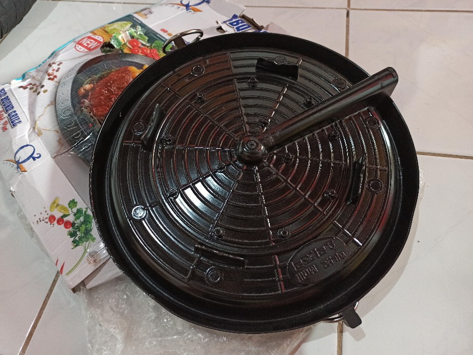 Bbq Round Grill Q2 8930 Barbeque Grill Pan Panggangan Tempat Memanggang