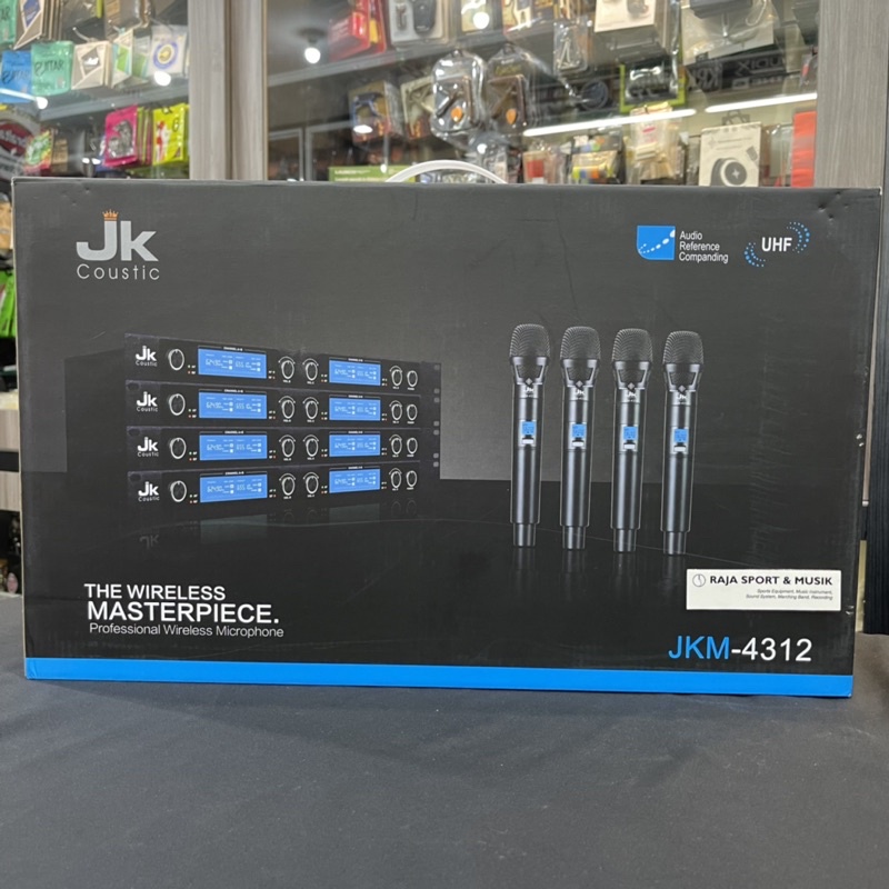JK COUSTIC MIC WIRELESS JU1300 MK2 JU-1300 ISI 4