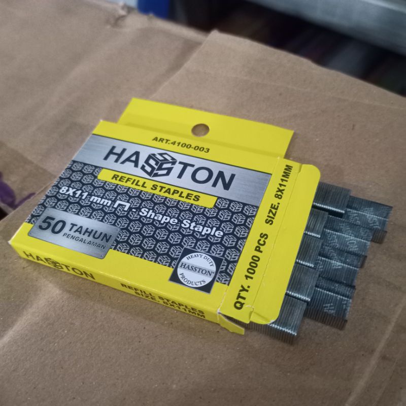 

HASSTON ISI MATA GUN STAPLES TEMBAK 6 MM + 8 MM 6MM + 8MM