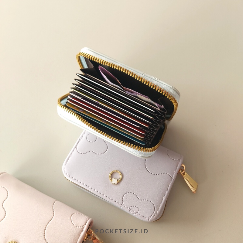 (cod) YADAS dompet kartu 11 slot sekat wanita/cewek import wallet vannya