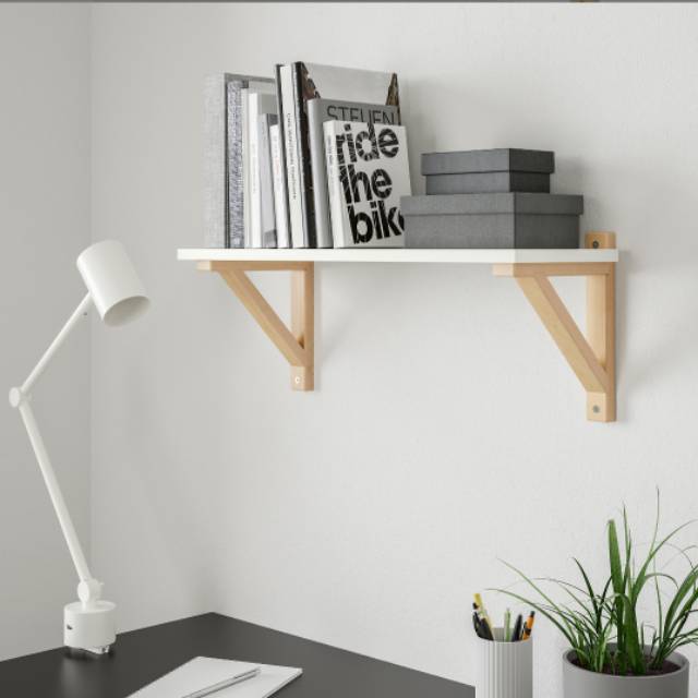 BURHULT WALL SHELFING IKEA  MURAH MINIMALIS  AMBALAN SCANDINAVIAN RAK  DINDING  Shopee Indonesia