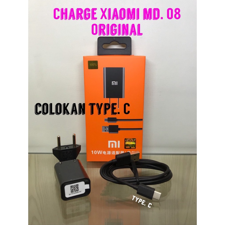 Charger Xiaomi Type C 2a Mdy-08-Ef Usb Fast MI5 Mi4c Mi4s