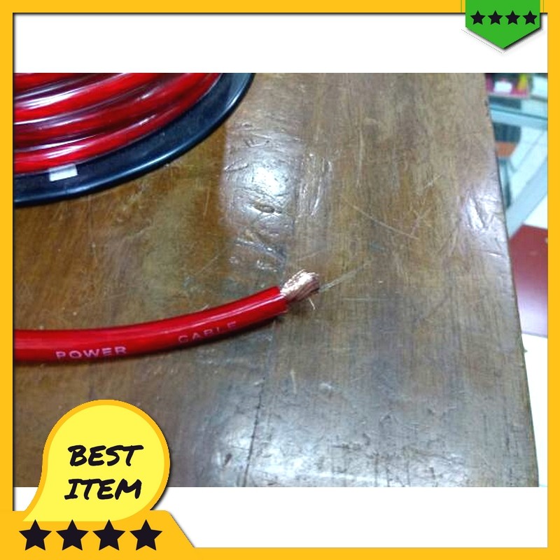 jual kabel power amplifier mobil / dc / strum 8 awg / 8awg deep high quality murah terbaik