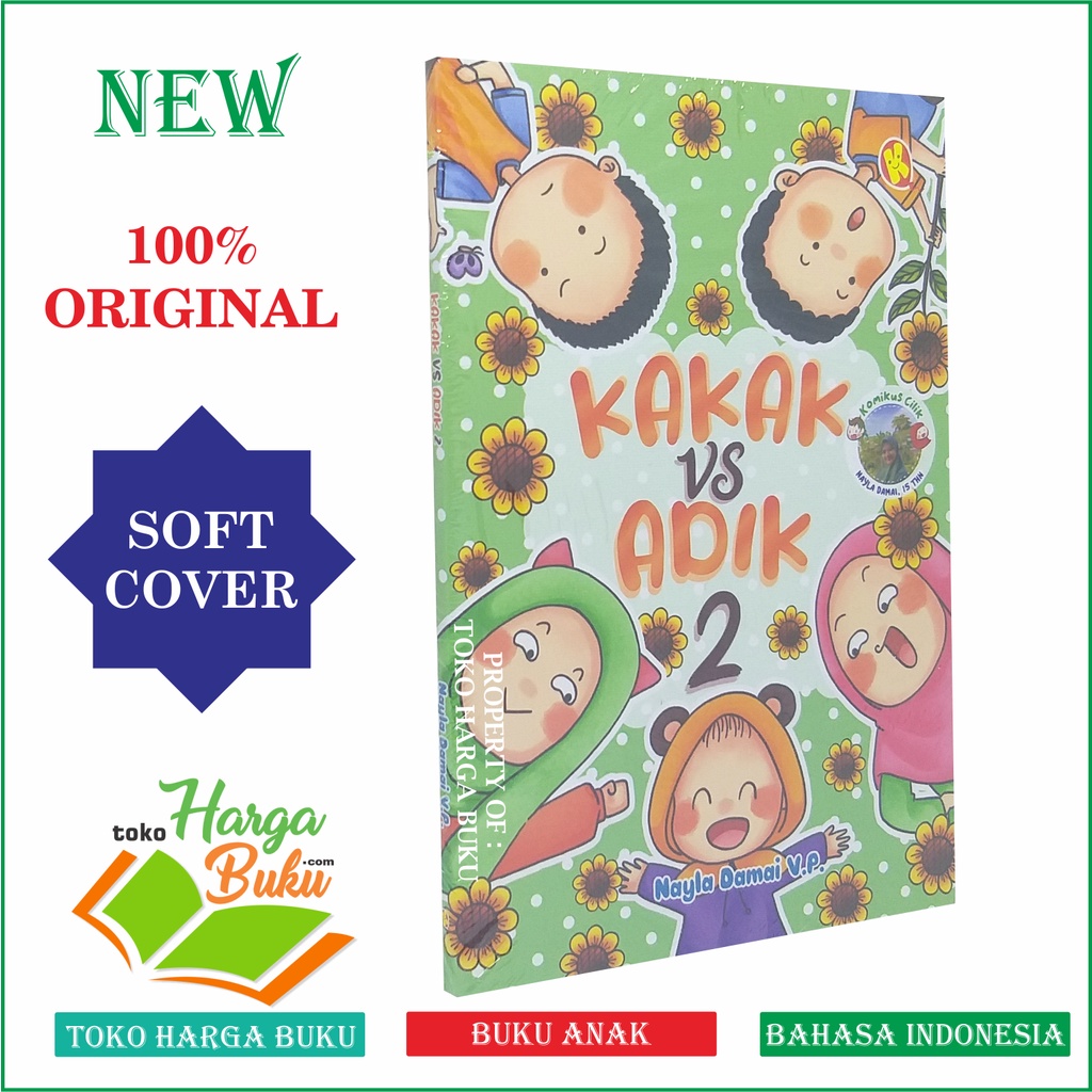 Foto Kakak VS Adik SERI 2 Jagoan Komik Cilik Qomic Buku Anak Keluarga Pustaka Al-Kautsar Kids