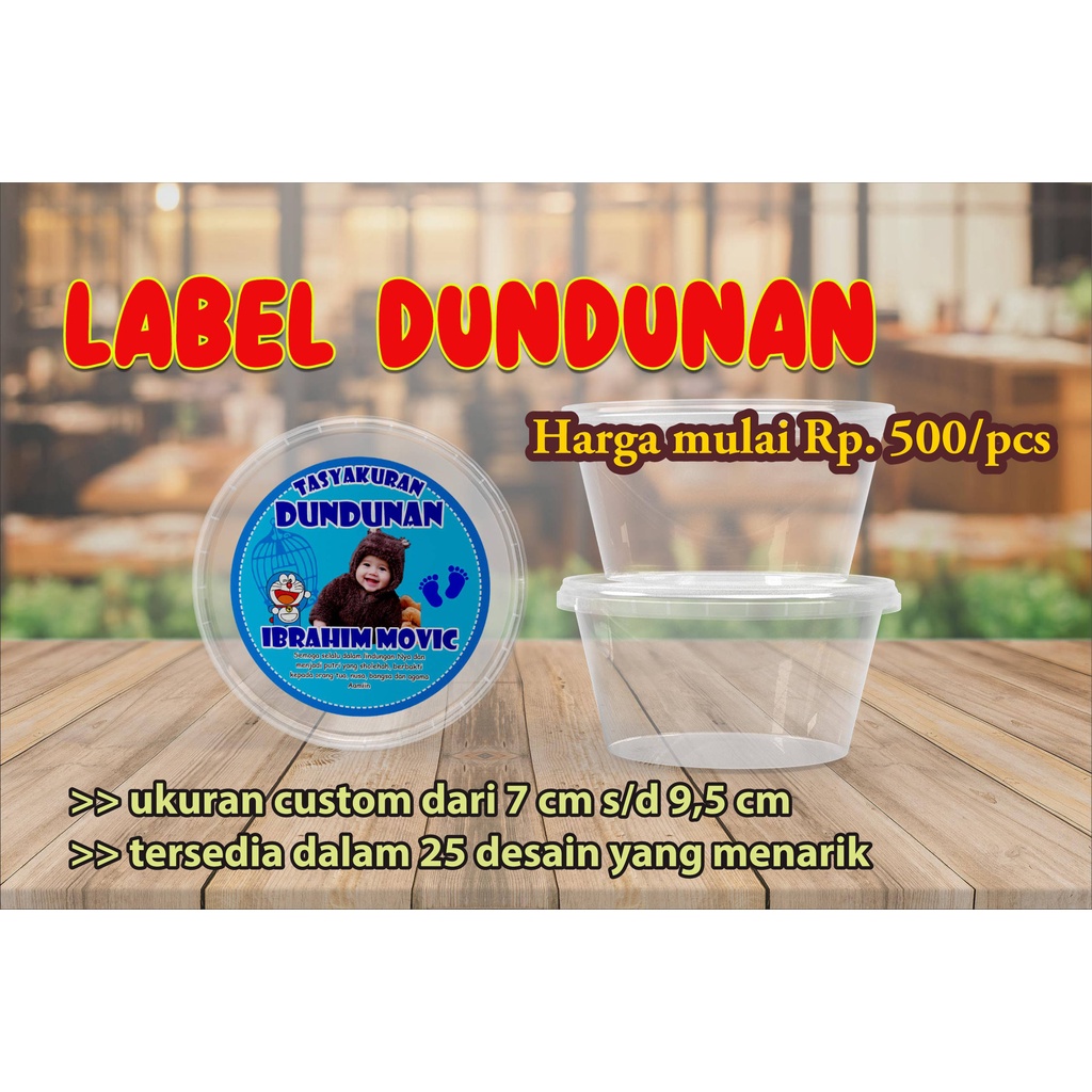 

Label Stiker Dundunan