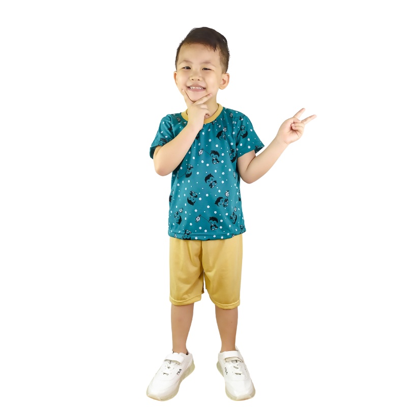 Top Kid Paket Hemat Grosir Isi 3 Pcs Baju Kaos Setelan Anak Laki-Laki Cowok 021