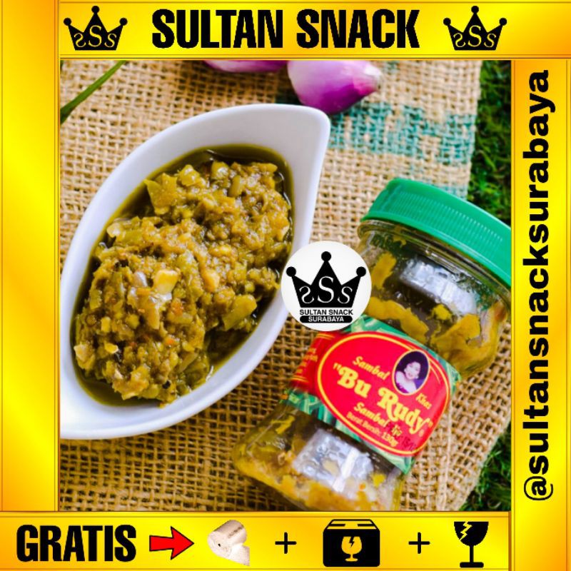 

SULTAN SNACK Sambal / Sambel Bu Rudy (Ikan Peda / Pedo / Ijo)