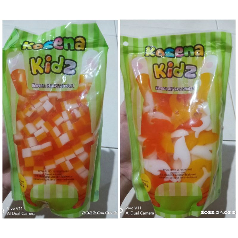 

Kosena Kids minuman jelly rasa strawberry 500gr aneka bentuk (RANDOM)