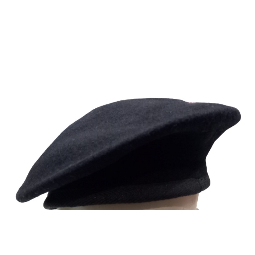 Baret Hitam Pure Wol Camel Baret Banser Hitam