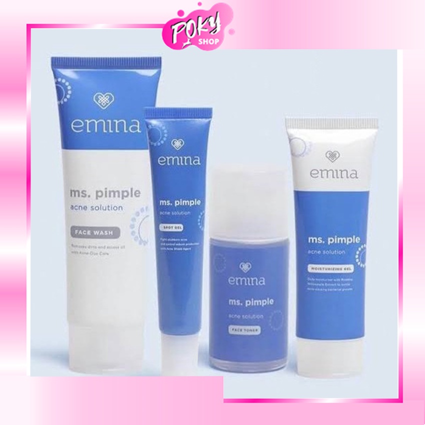 POKY - Emina Ms. Pimple Series | Toner | Moist | Face Wash