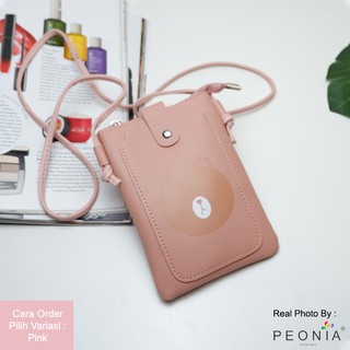 Peonia Tas Selempang Wanita Import Korea Fashion Style 