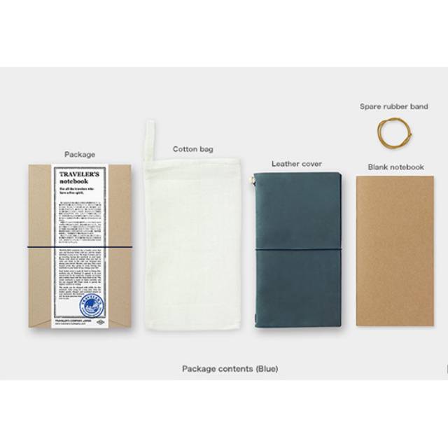 

Midori traveller's note Blue edition