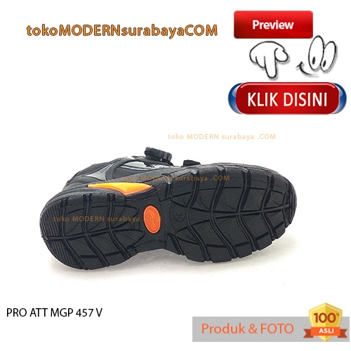 PRO ATT MGP 457 V BLACK sepatu sekolah anak magnet velcro casual