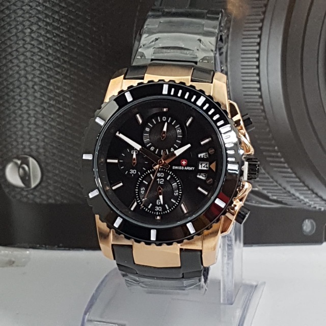 Jam Tangan Pria Chrono Aktif Tanggal Aktif