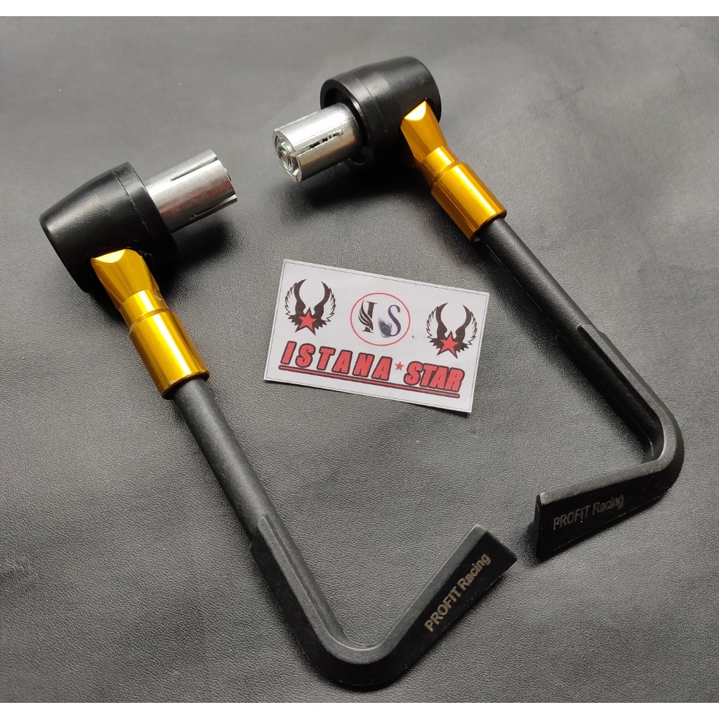 1 paket Proguard Model tanduk CNC + Plastik+karet HANDLE motor