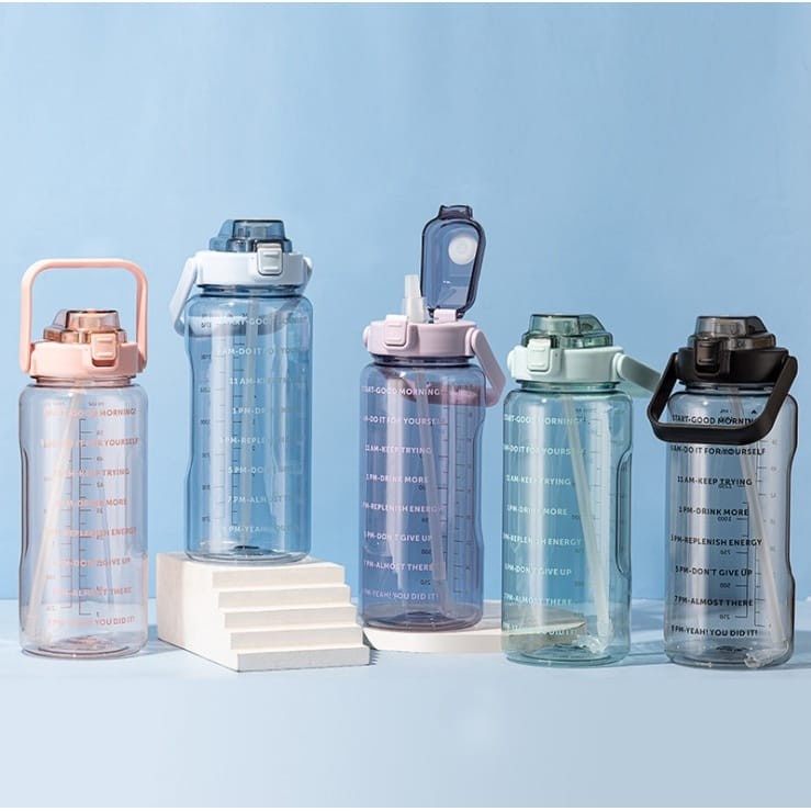 BOTOL MINUM TRANSPARAN 2 LITER/BOTOL MINUM BESAR/BOTOL LUCU