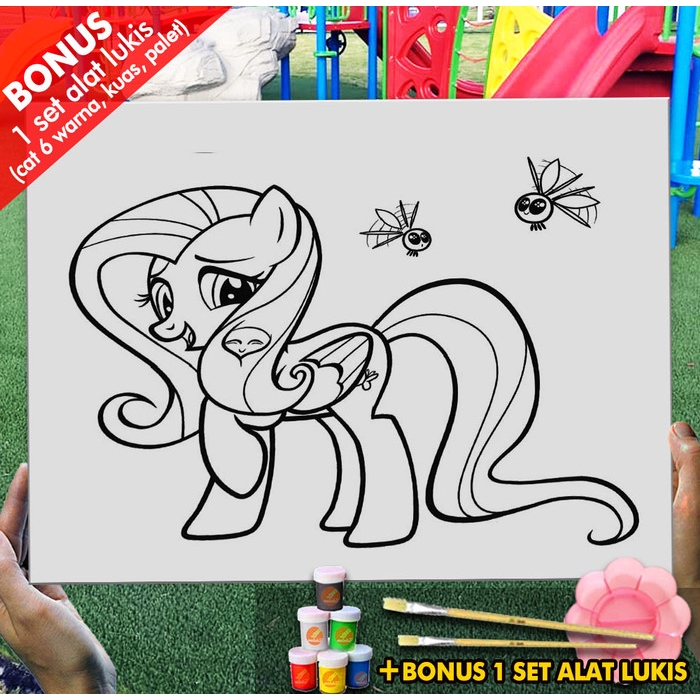 

Kanvas Lukis Anak Pony 8 30x40 cm MEL1188 Mewarnai Coloring