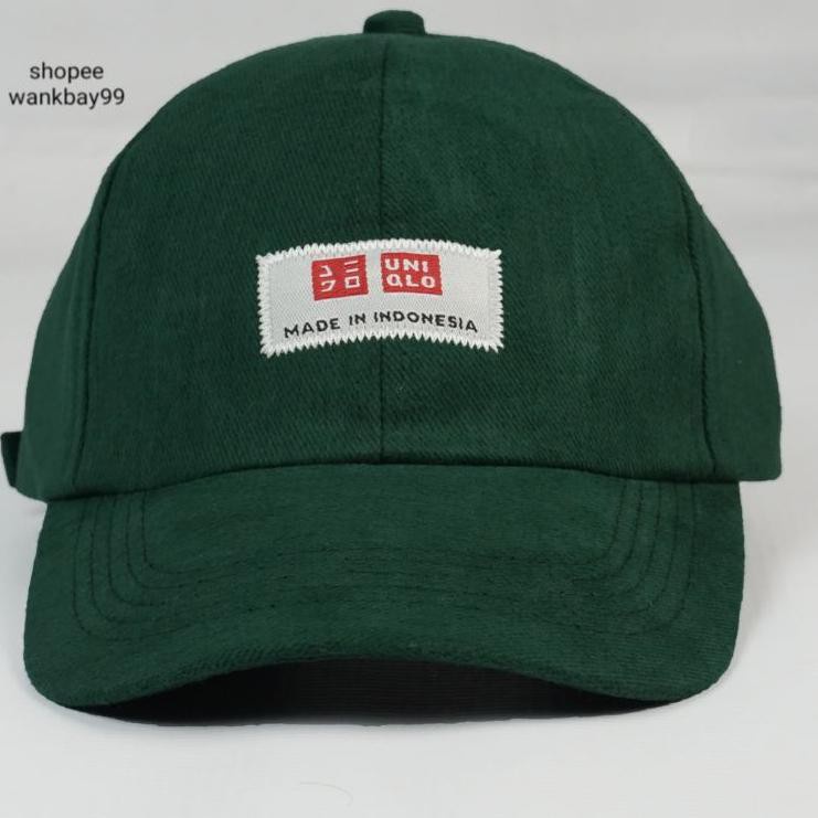 Polo Caps / Topi Polo Uniqlo Cakop Besi Unisex Remaja Dewasa Bahan Raffel Kualitas Distro Premium