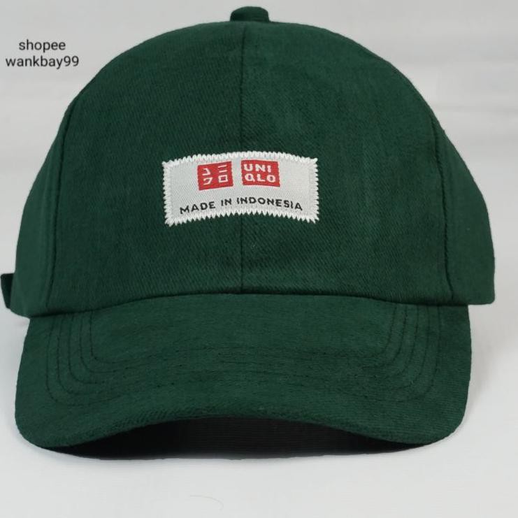 Polo Cap / Topi Polo / Topi Pria Wanita Uniqlo Bahan Twill Kualitas Distro Premium