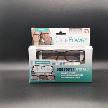 Kacamata Baca Plus Auto Focus ONE POWER READERS Packing DOS