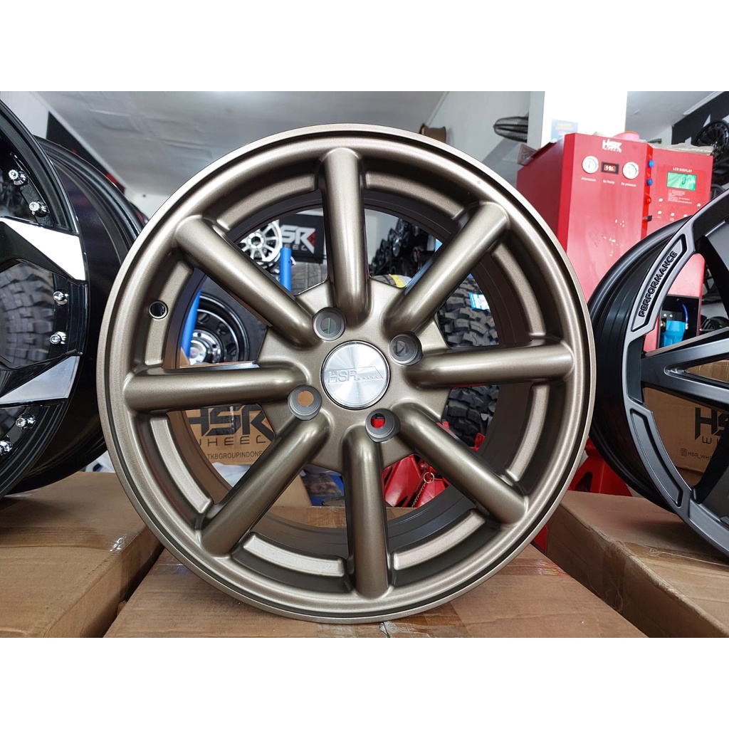VELG MOBIL RING 15 HSR MARIOKA  PCD 4x100  VIOS JAZZ DATSUN GO+