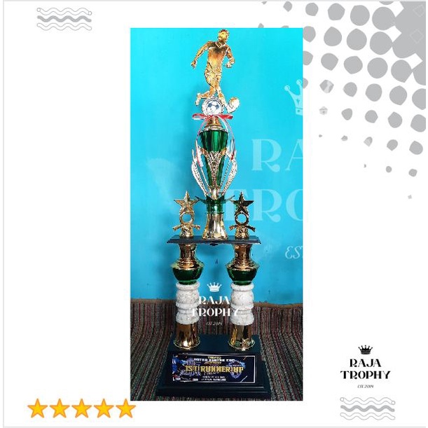 PIALA KAKI 2 BOLA FUTSAL OLAHRAGA TROPHY POPDA TURNAMEN
