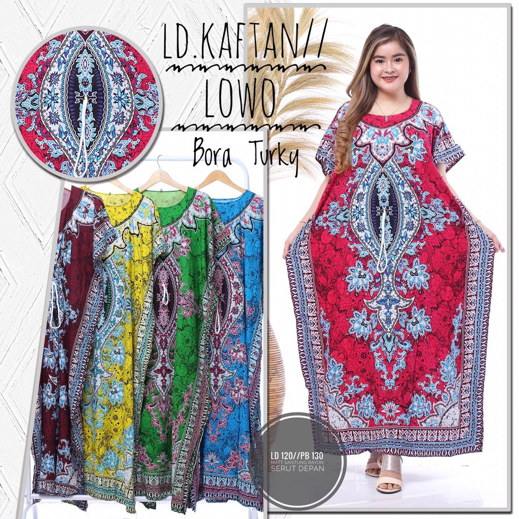 Long dress KELELAWAR lowo jumbo BORA TURKEY | Daster Batik Fasion Wanita Murah