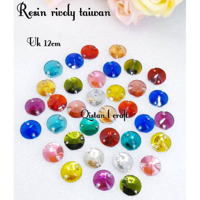 Resin rivoly taiwan 12mm