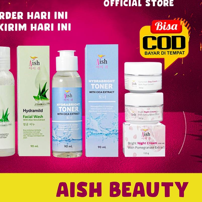 ➫ AISH BEAUTY PAKET KOMPLIT / AISH SKINCARE / AISH BEAUTY SKINCARE / SKINCARE AISH/ PAKET LENGKAP AI