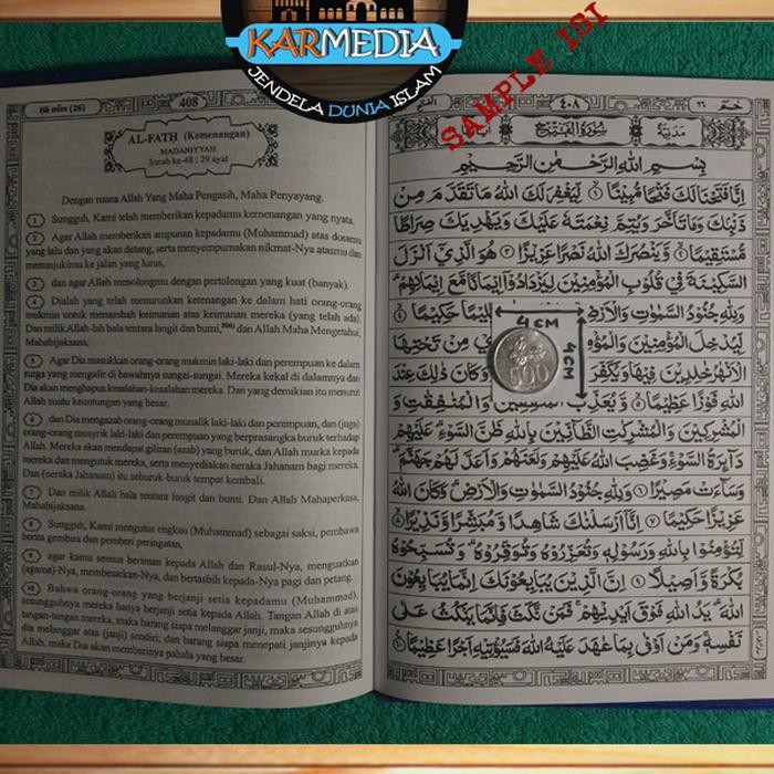 ( Buku ) [ukuran besar] Al-Quran Perjuz Alquran Mujazza Per Juz Terjemah