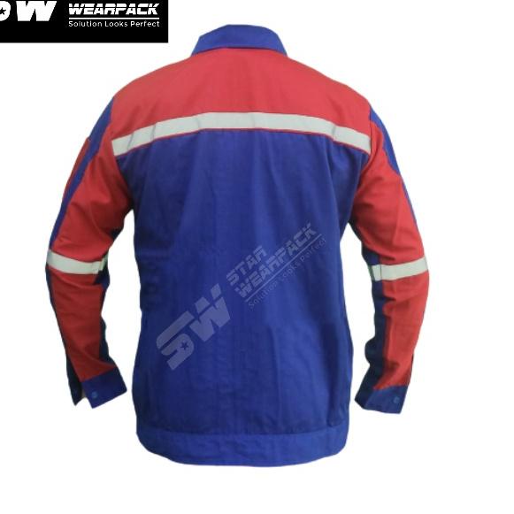 (HARGA TERMURAH) seragam kerja wearpack safety lengan panjang BENHUR MERAH