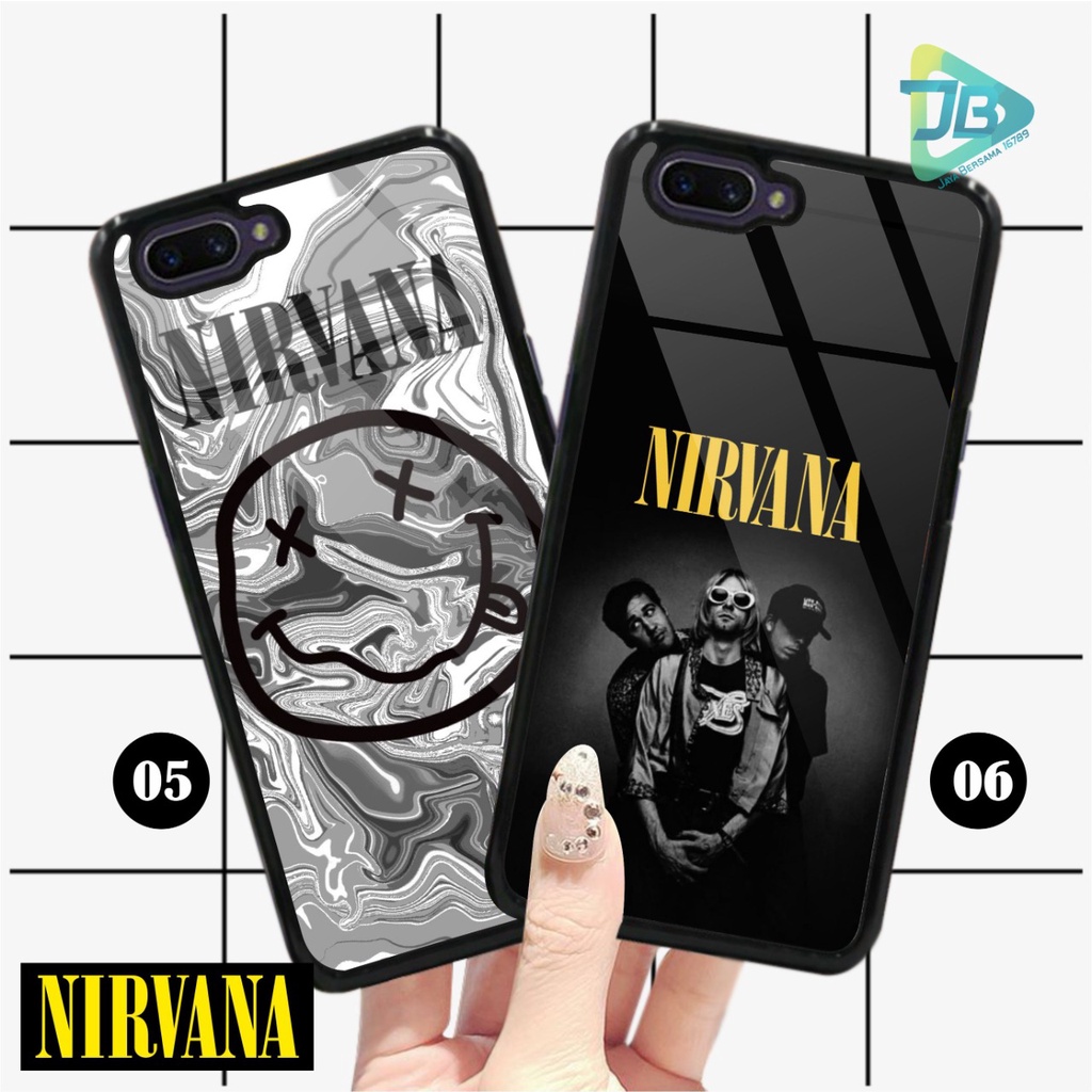 HARDCASE 2D GLOSSY NIRVANA OPPO VIVO XIAOMI SAMSUNG REALME IPHONE ALL TYPE JB4708