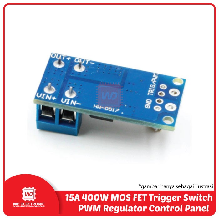 Mosfet 15A 400W MOS FET Trigger Switch Driver board PWM Control