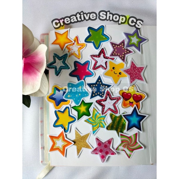 

(ISI 10 STIKER) STICKER STAR / STIKER BINTANG / STICKER AESTHETIC / STIKER TUMBLR / STIKER LUCU / STIKER CUTE / STIKER GLOSSY
