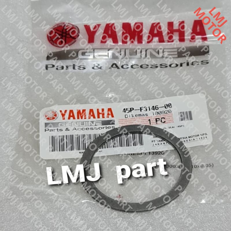 (100% ORIGINAL ) WASHER OIL SEAL RING SHOCK DEPAN BYSON KARBU FI INJEKSI 45P-F3146-00 bagus bos