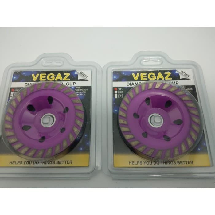 Mangkok Gerinda Tembok Diamond Cup Wheel Vegas Turbo 4&quot; inch