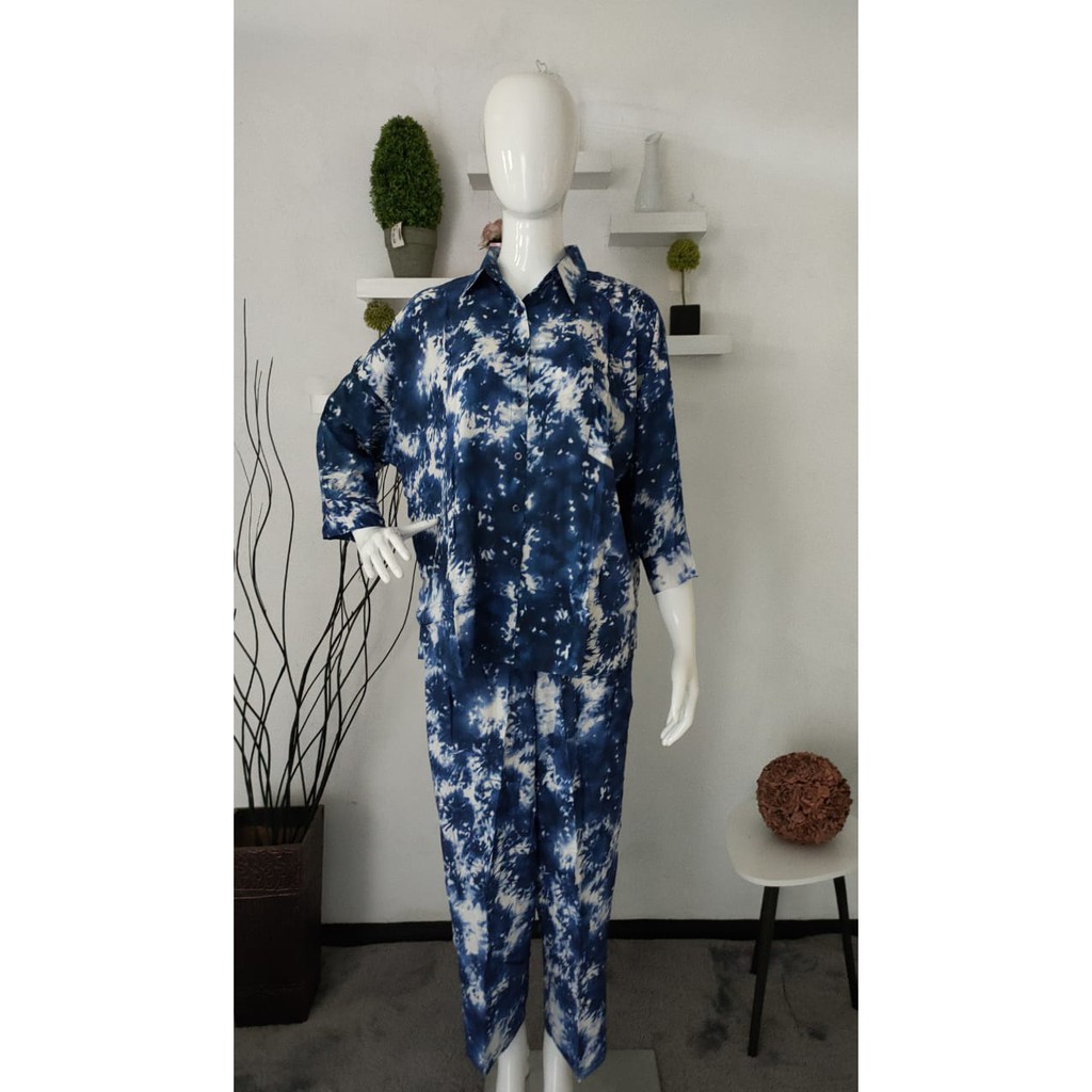 Setelan Celana Panjang Wanita TIE DYE