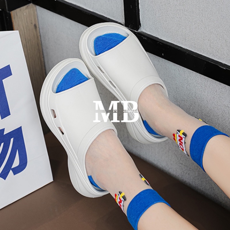 SANDAL SLOP KOKOP WEDGES JELLY IMPORT PREMIUM FUJI