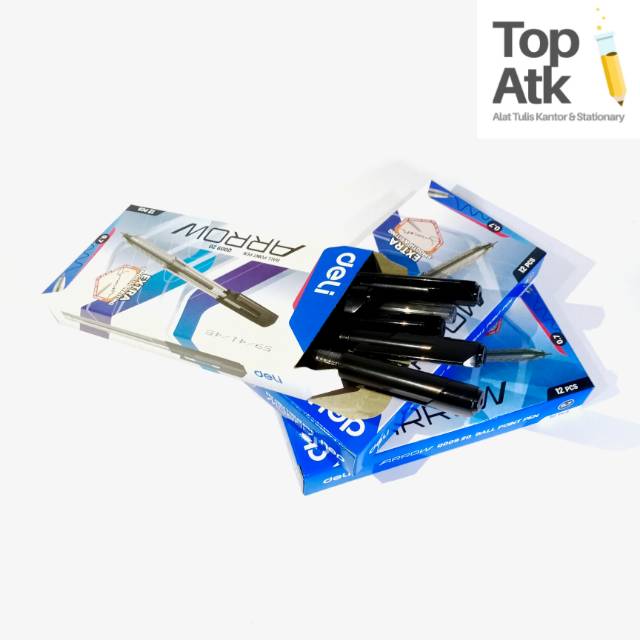 

Deli Arrow Q009 20 Bolpen Bolpoin Pulpen Ballpoint Ballpen Pena