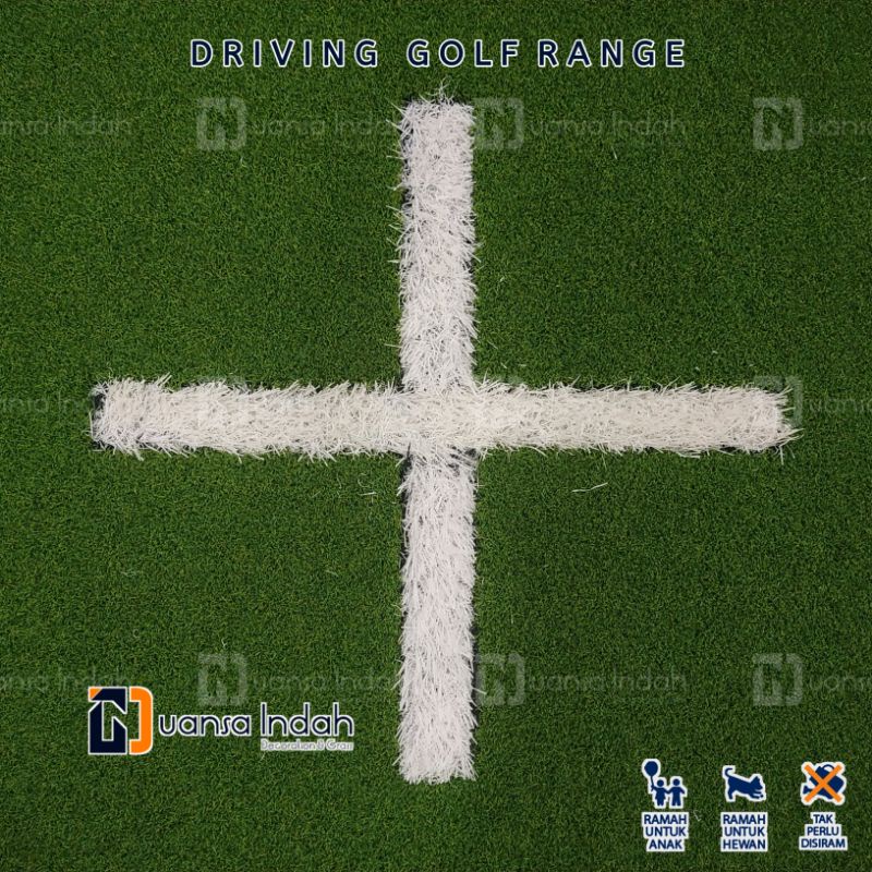 matras driving golf range ukuran 120 x 120 cm