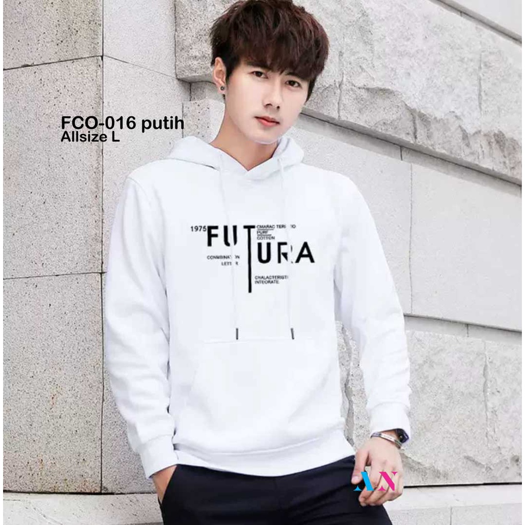 AA1 - Jaket Hoodie Fleece Tebal Cowok Pria || COD || Futura Future