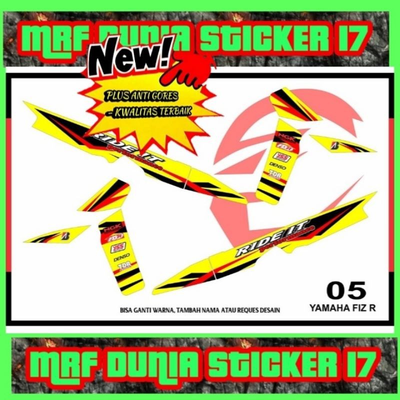 Sticker striping yamaha Fiz R  striping yamaha Fiz R Sticker yamaha Fiz R 05