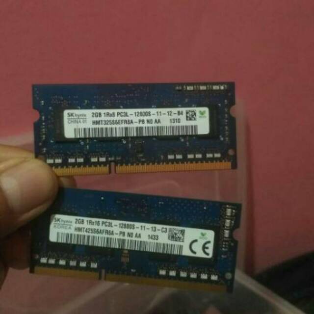 Memori Laptop DDR3 Memori Notebook DDR3 2GB 12800 PC3L 1RX8 1RX16