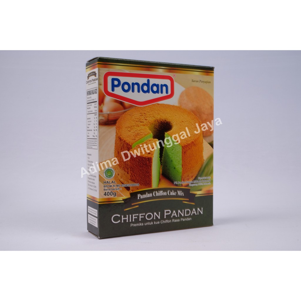 Pondan Chiffon Pandan 400 gr