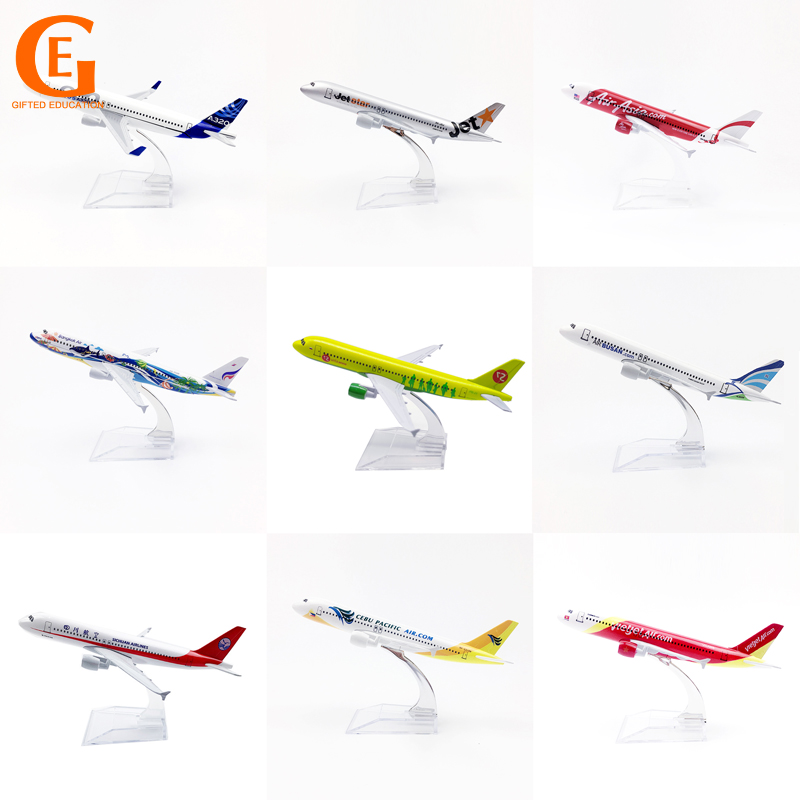 Model Pesawat Terbang Airbus 320 Malaysia Korea Vietnam Airlines A320 Diecast Metal 16CM