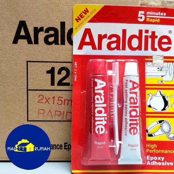 

BISA COD Lem Araldite Merah Epoxy - 5 Menit