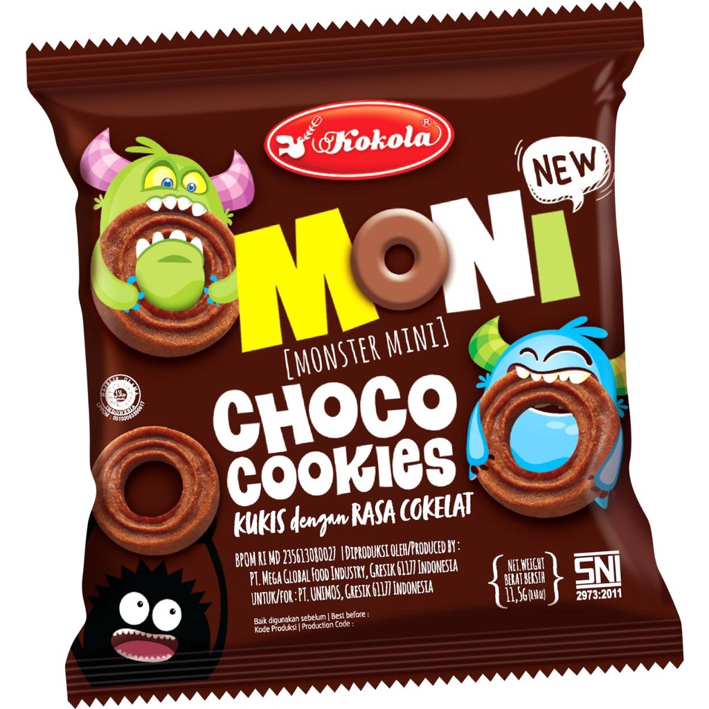 

Kokola Moni Choco Ring Cookies 11.5Gr (20 Pcs)