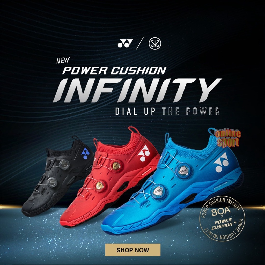 YONEX SHB Infinity 2 EX BOA Sepatu Badminton Shoes - Original